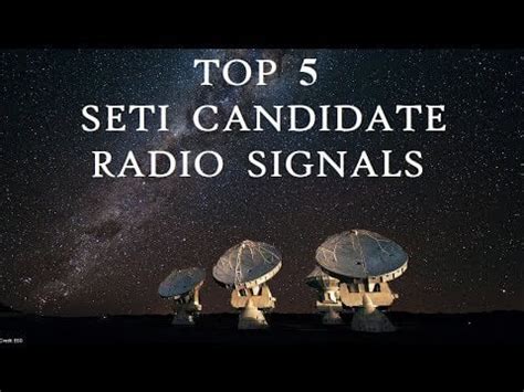 Top 5 most promising SETI radio signals : aliens