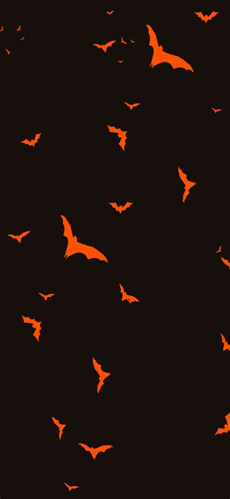 Halloween Bats Black Minimalist Wallpapers - Halloween Wallpaper