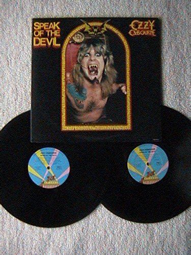 OZZY OSBOURNE OZZY OSBOURNE SPEAK OF THE DEVIL LP 1982 2 LP SET