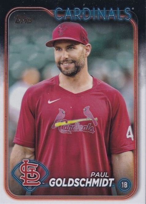 Paul Goldschmidt Topps Golden Mirror Image Variation Ssp