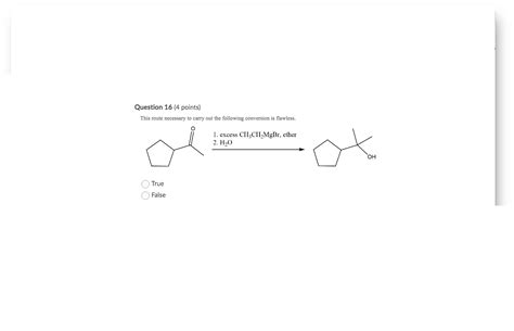 Solved Using Grignard Reaction Show How You Could Prepare