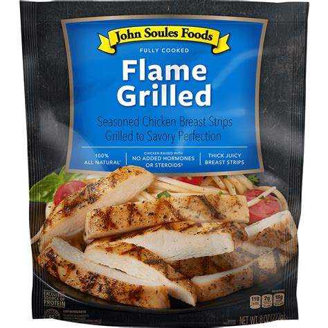 Flame Grilled Chicken Breast Strips John Soules Foods