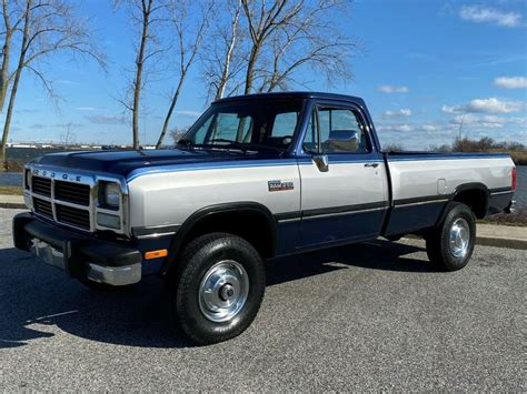 1991 Dodge Ram W250 Le 4x4 Cummins 59l 12v Diesel Low Mile Rare Mint