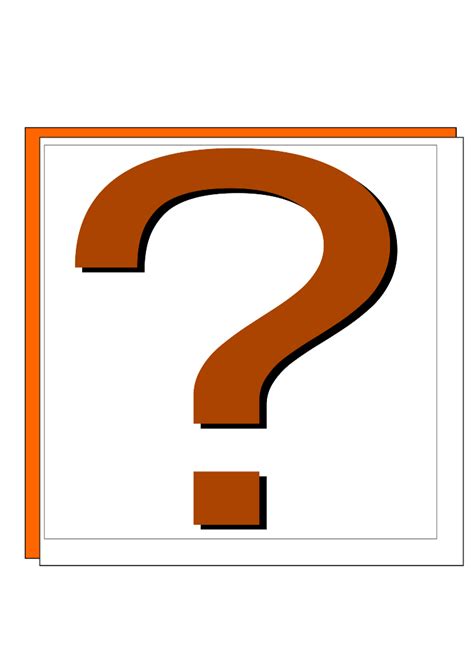 Orange Question Mark ClipArt Best