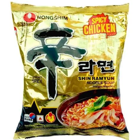 Nongshim Shin Ramyun Instant Noodle Soup Spicy Chicken Flavour Korean