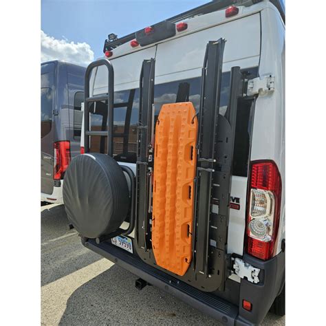 Rover Vans Ram Promaster Rear Door Accessory Tire Rack