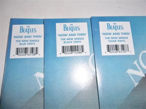 The Beatles Now And Then Last Ever Record Blue Black And Clear