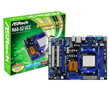 Placa Mae Amd Am3 Asrock N68-S3 Fx/Cx Som/Video/Rede Ddr3 ASROCK