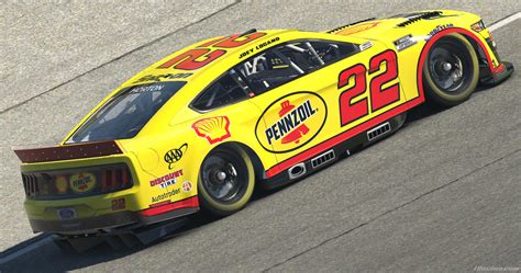 2022 Joey Logano Shell Pennzoil Mustang By Ben Horton Trading Paints