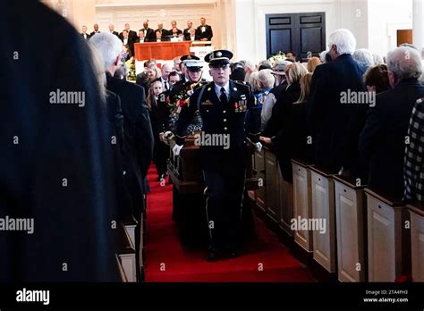 Atlanta United States 28th Nov 2023 An Armed Forces Body Bearer