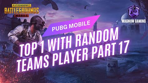 Pubg Mobile Winner Winer Chicken Dinnder With Pro Teams Player Part