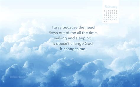 February 2016 - C.S. Lewis Quote Desktop Calendar- Free February Wallpaper