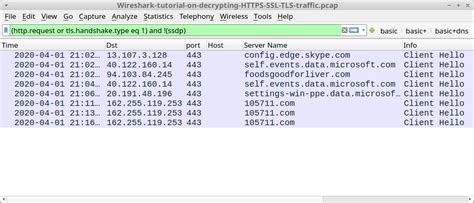 Wireshark Tutorial Decrypting HTTPS Traffic Includes SSL And TLS