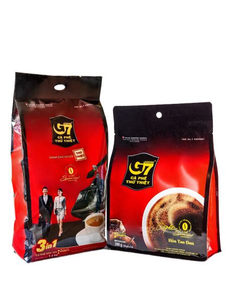 Растворимый кофе Trung Nguyen G7 черный Pure Black (100 шт.), G7 3 в 1 ...