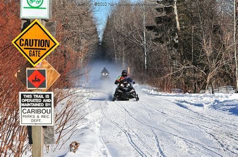 Snowmobiling Near Caribou, Maine | Caribou maine, Maine photography ...