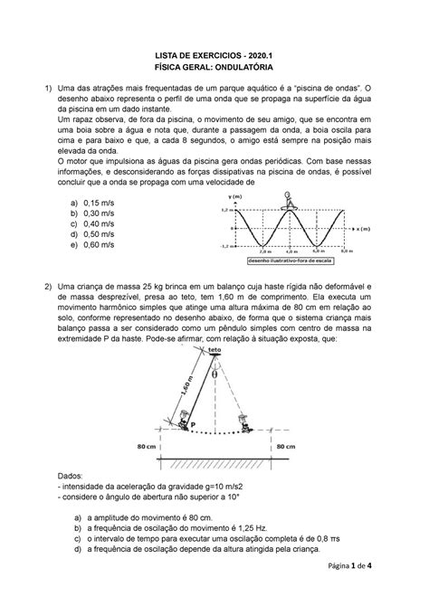 Ondulat Ria Atividade Avaliativa Ano Lista De Exercicios