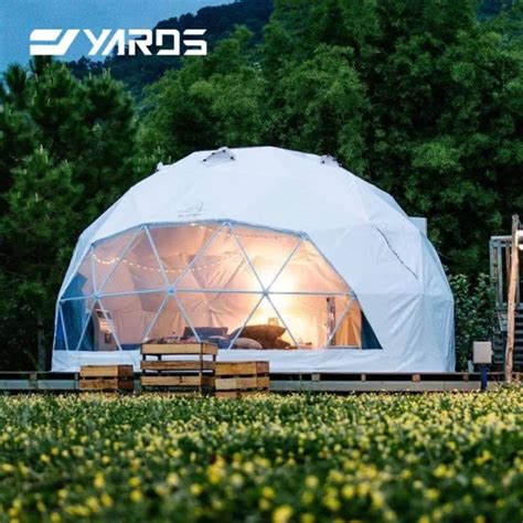 Four Seasons Igloo Clear Customized Yurt Dome Tent For Glamping