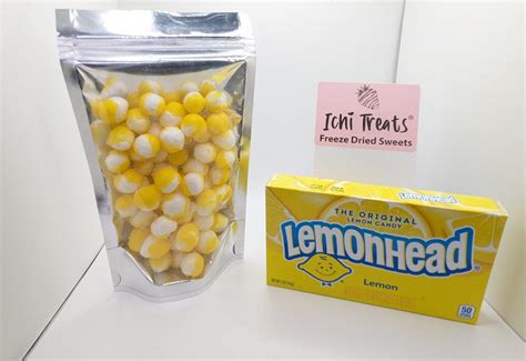 Freeze Dried Lemon Crunch Made W Lemonheads Tiktok Trendy Space Snacks