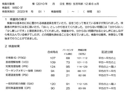 【wisc Ⅳを読み解くシリーズ①】まずはムスコのwisc Ⅳの検査結果を比較してみた！ 特別支援学級から通常学級にwisc Ⅳの検査結果