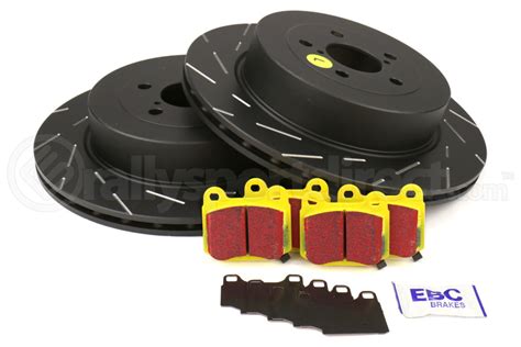 EBC Brakes S9 Rear Brake Kit Yellowstuff Pads And USR Rotors Subaru