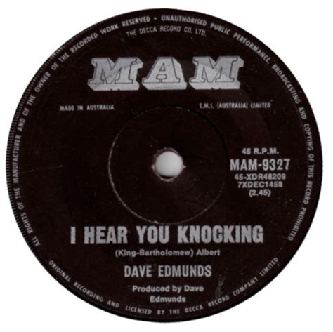 Dave Edmunds – I Hear You Knocking (1970, Vinyl) - Discogs