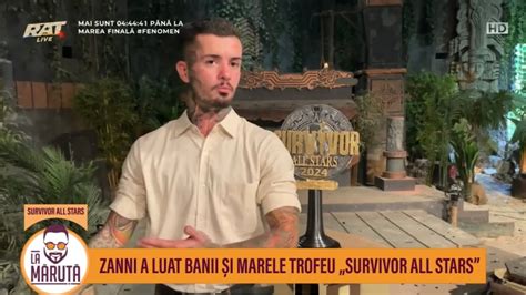 Zanni Primele Declara Ii Dup Ce A C Tigat Survivor All Stars Youtube