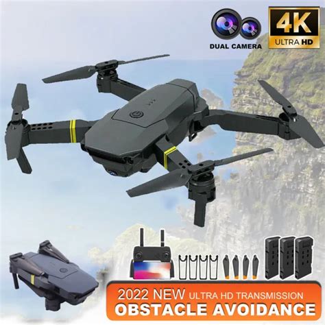 3 Batteries Drone X Pro 4k Hd Selfie Camera Wifi Fpv Gps Foldable Rc