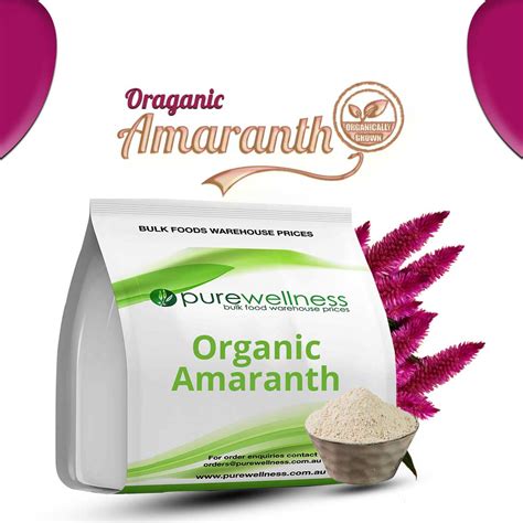 Organic Amaranth Powder — Purewellness Australia