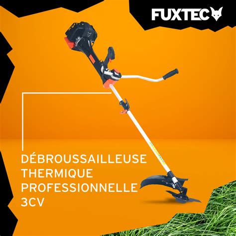 D Broussailleuse Thermique Professionnelle Fuxtec Fx Ps Cm