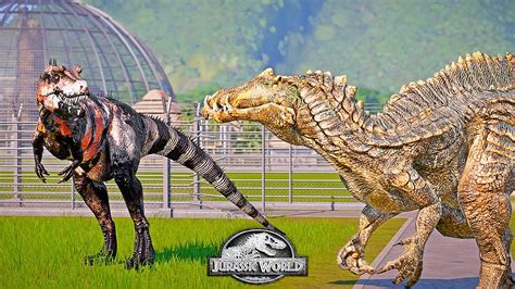 New Species Dracodentitan Vs Bahariasaurus Prince Albert Mod Jurassic