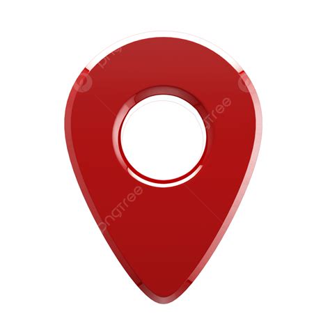 3d Pin Map Marker Location Front View Clipart Pin Location Folder