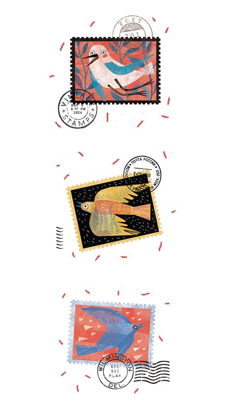 Postage Stamp On Behance