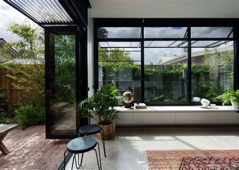 Melbourne Garden Room By Tim Angus Is A Black Extension Garden Room