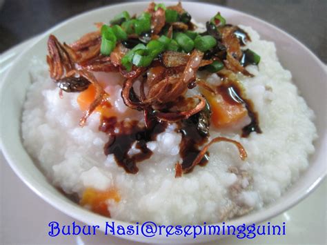 Resep Bubur Nasi Enak Gurih And Mudah Sedap