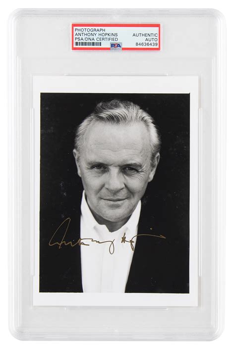 Anthony Hopkins Signed Photograph | RR Auction