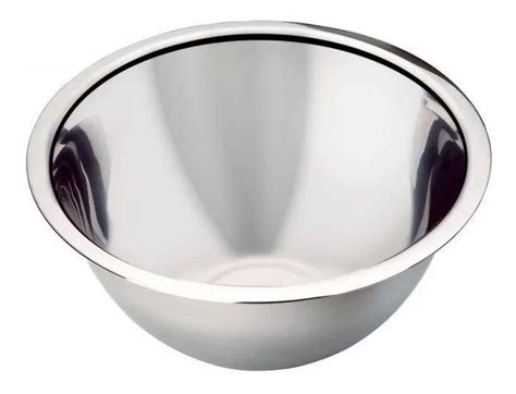 Bacia Bowl Tigela Saladeira Grande De Aço Inox Multiuso 36cm 123ÚTIL