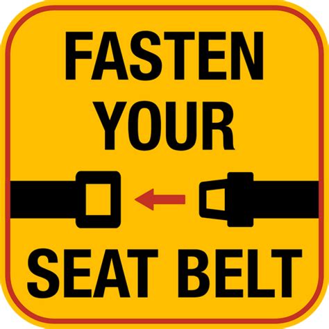 Fasten Seat Belt | Western Safety Sign