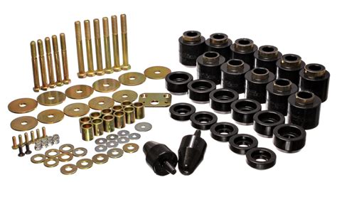 NEW Energy Suspension Body Mount Set Bushing Kit Jeep Wrangler TJ Free