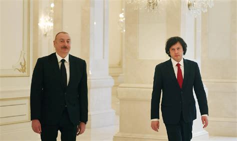 Georgian Pm Completes Official Visit In Azerbaijan 1tv