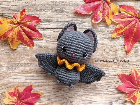 The Little Bat Crochet Pattern Crochet Bat Bat Amigurumi Etsy