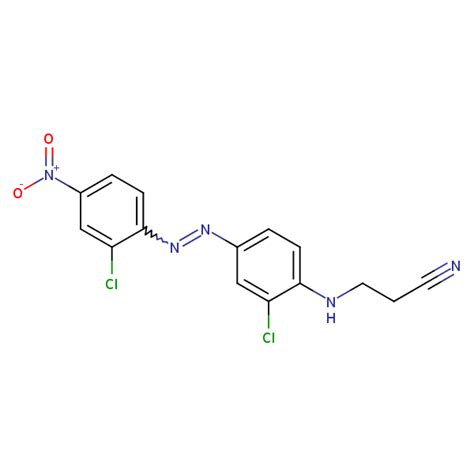 Propanenitrile 3 2 Chloro 4 2 Chloro 4 Nitrophenyl Azo Phenyl