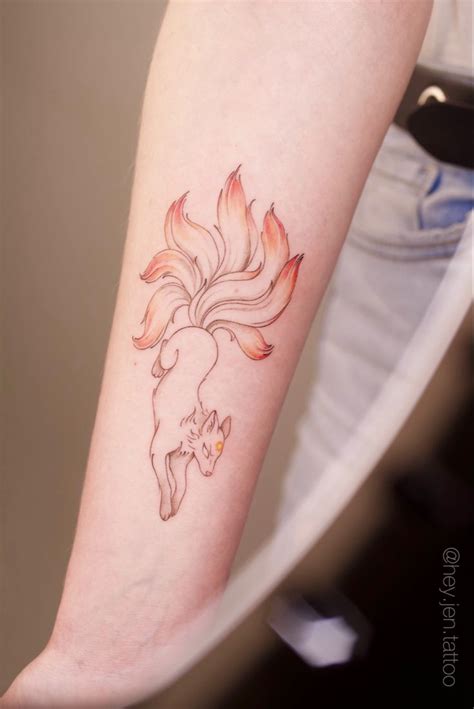 Kitsune Foxes Hey Jen Tattoo