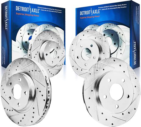 Amazon Detroit Axle Front And Rear Drilled Slotted Brake