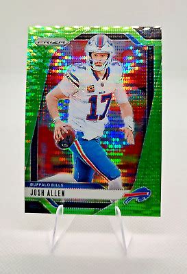 JOSH ALLEN 2024 PANINI PRIZM GREEN PULSAR BUFFALO BILLS EBay