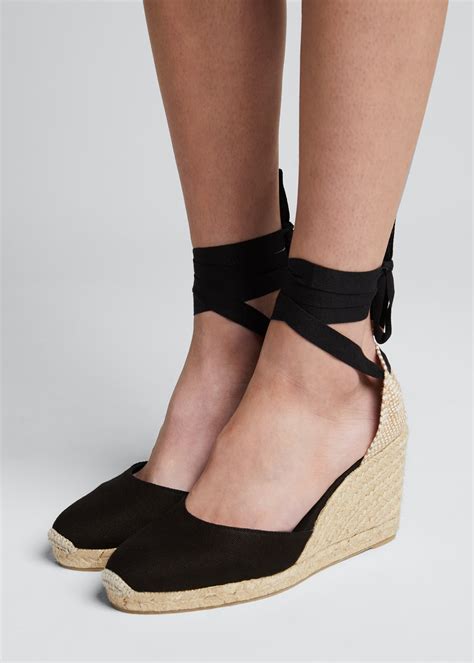 Castaner Leather Wedge Espadrille Pumps Bergdorf Goodman