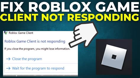 How To Fix Roblox Game Client Is Not Responding 2024 Youtube