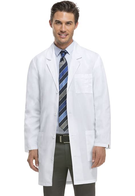 Dickies Professional Whites 37 Unisex Lab Coat In White From Dickies Medical