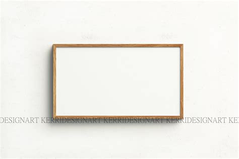 16x9 Frame Tv Art Frame Mockup Horizontal Mockup Frame Frame Etsy