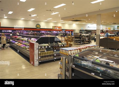 Interior Of A Woolworths Supermarket Retail Store In Sydney New South Wales Australiawoolworths