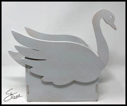 Scrollsaw Workshop Swan Planter Box Scroll Saw Pattern